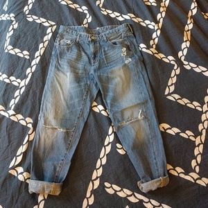 Mossimo cropped boyfriend jeans